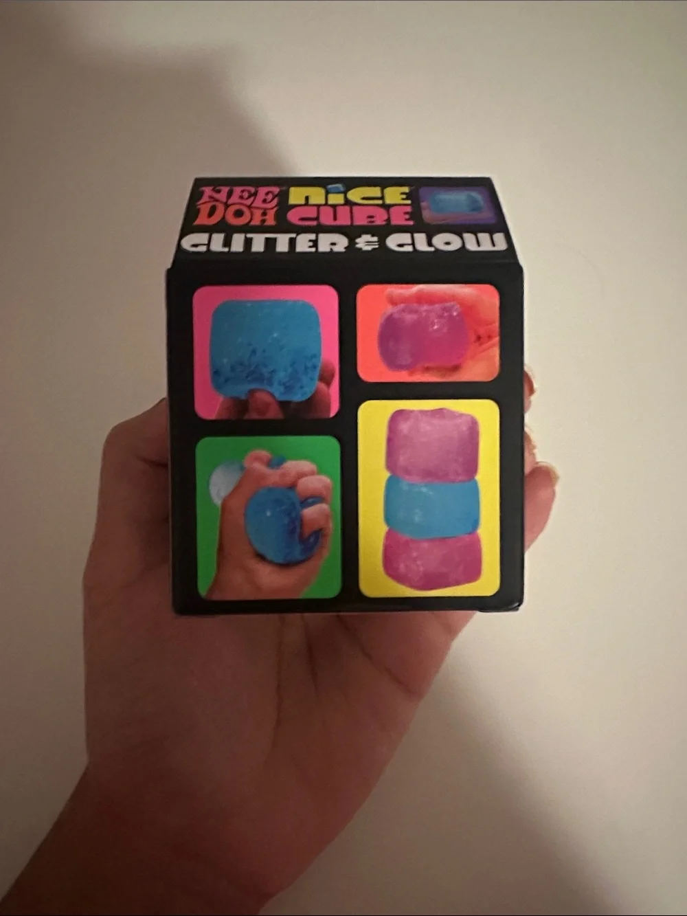 Nice Cube Glitter & Glow - Blue